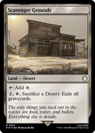 Scavenger Grounds (Surge Foil) (815) [PIP] - MTG Single