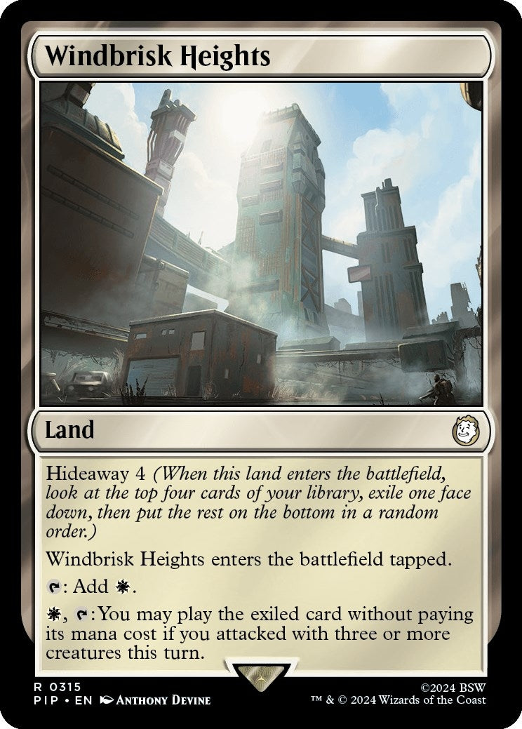 Windbrisk Heights (315) [PIP] - MTG Single