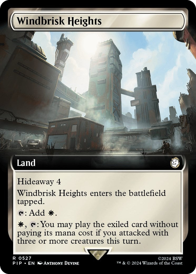 Windbrisk Heights (Extended Art) (527) [PIP] - MTG Single