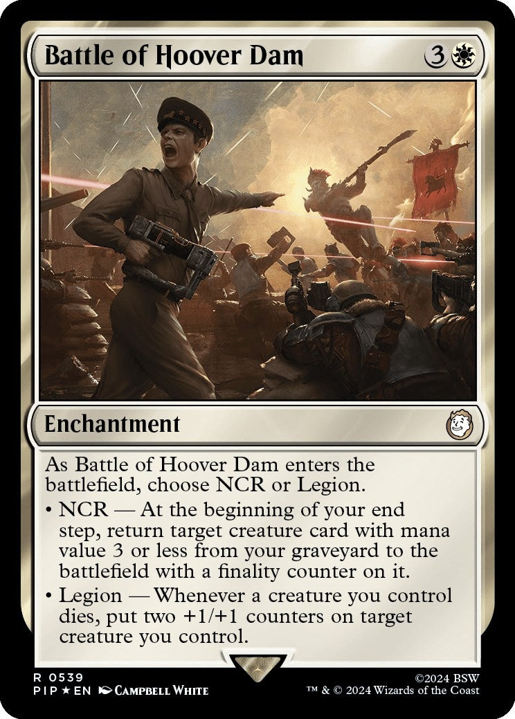 Battle of Hoover Dam (Surge Foil) (539) [PIP] - MTG Single