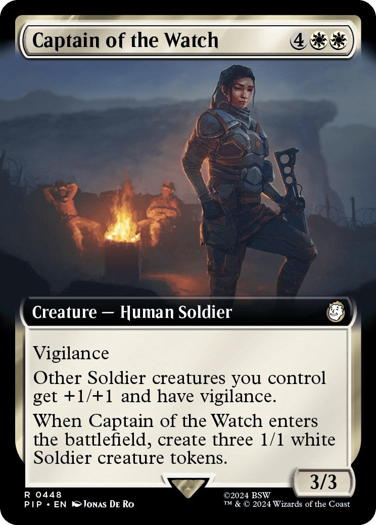 Captain of the Watch (Extended Art) (448) [PIP] - MTG Single