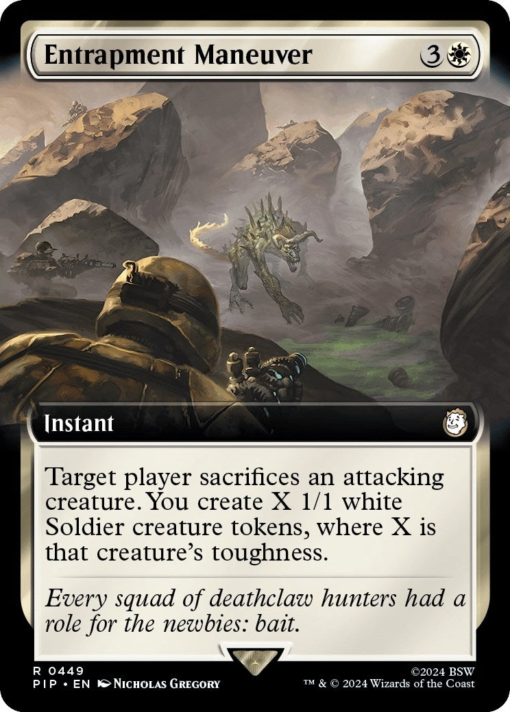 Entrapment Maneuver (Extended Art) (449) [PIP] - MTG Single