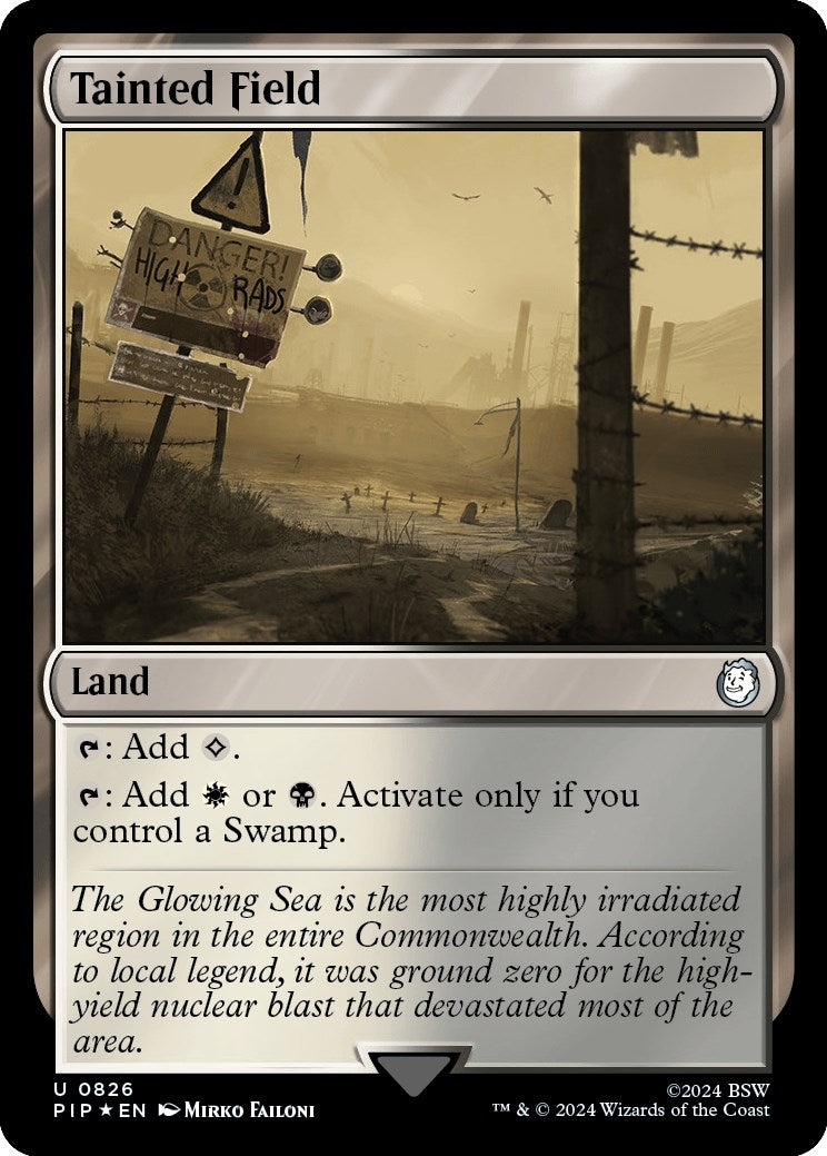 Tainted Field (Surge Foil) (826) [PIP] - MTG Single