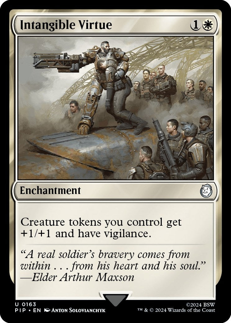 Intangible Virtue (163) [PIP] - MTG Single
