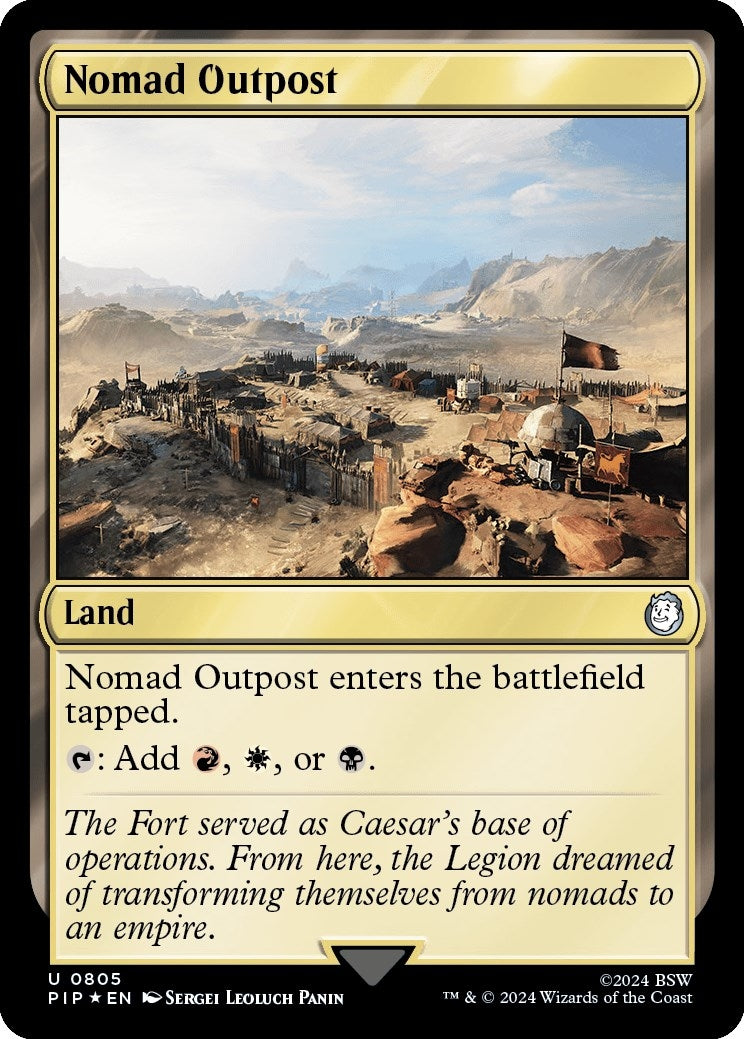 Nomad Outpost (Surge Foil) (805) [PIP] - MTG Single