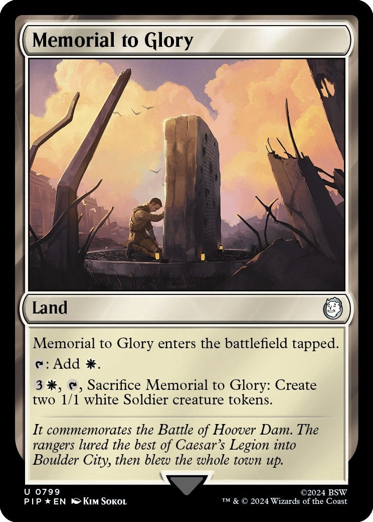 Memorial to Glory (Surge Foil) (799) [PIP] - MTG Single