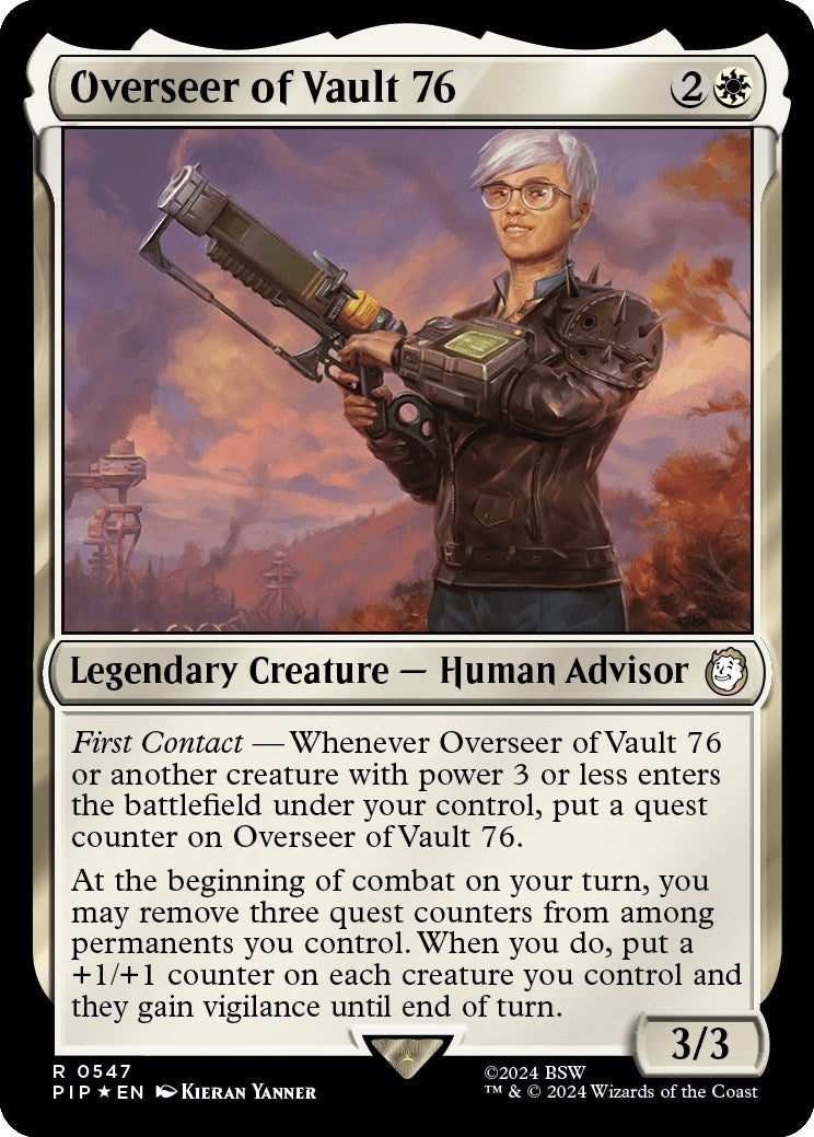 Overseer of Vault 76 (Surge Foil) (547) [PIP] - MTG Single