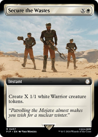 Secure the Wastes (Extended Art) (457) [PIP] - MTG Single