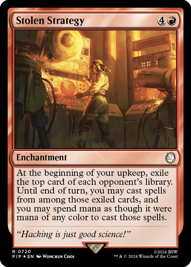 Stolen Strategy (Surge Foil) (720) [PIP] - MTG Single