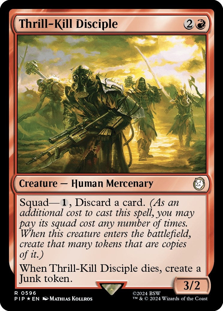 Thrill-Kill Disciple (Surge Foil) (596) [PIP] - MTG Single