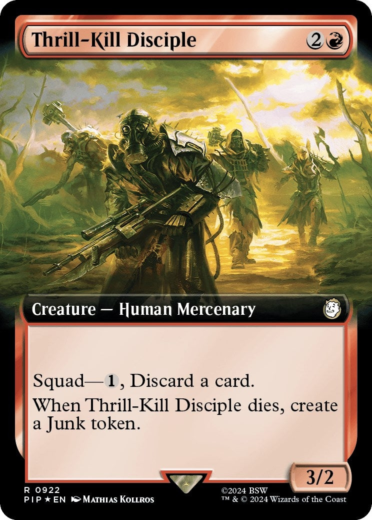 Thrill-Kill Disciple (Extended Art) (Surge Foil) (922) [PIP] - MTG Single