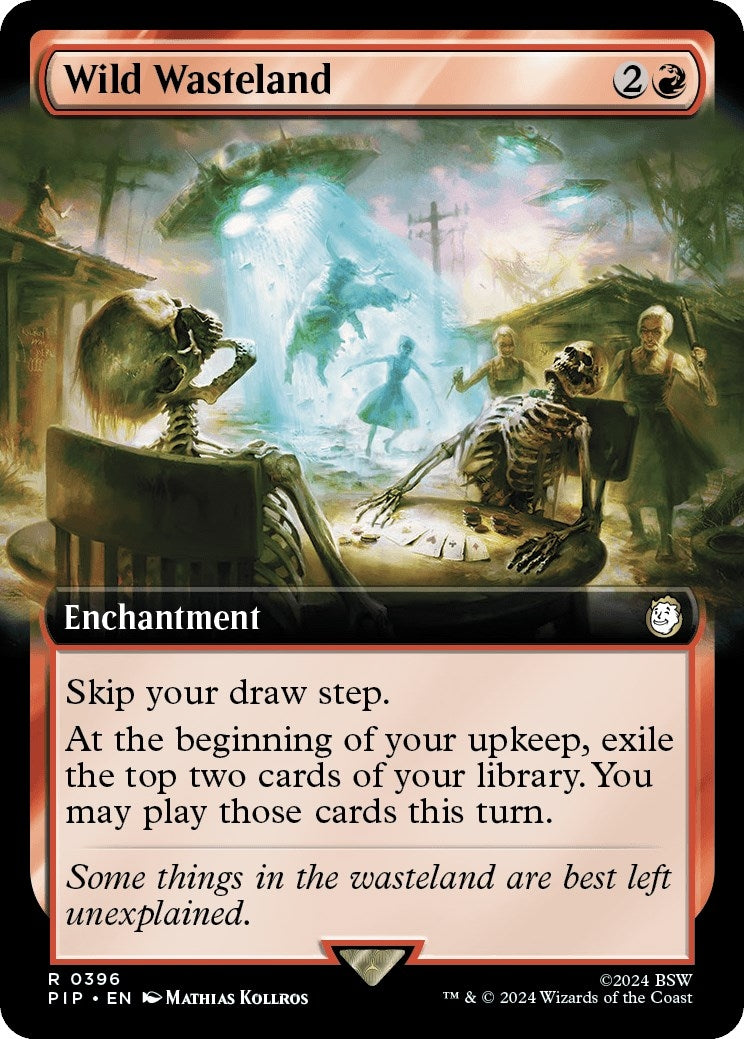 Wild Wasteland (Extended Art) (396) [PIP] - MTG Single
