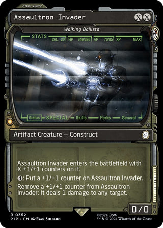 Assaultron Invader - Walking Ballista (Showcase) (352) [PIP] - MTG Single