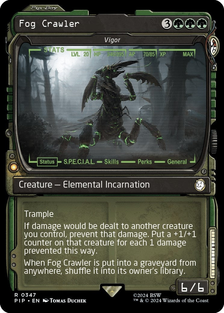 Fog Crawler - Vigor (Showcase) (347) [PIP] - MTG Single