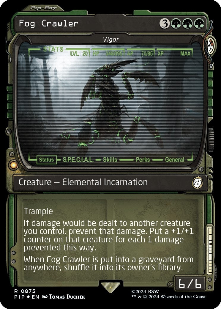 Fog Crawler - Vigor (Showcase) (Surge Foil) (875) [PIP] - MTG Single
