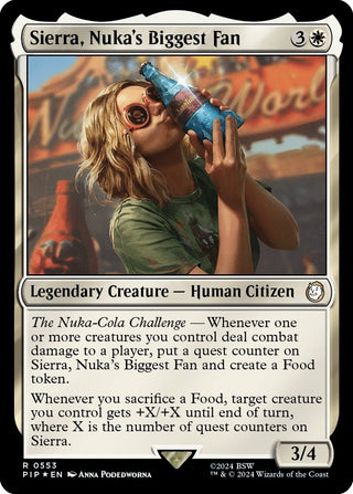 Sierra Nuka’s Biggest Fan (Surge Foil) (553) [PIP] - MTG Single