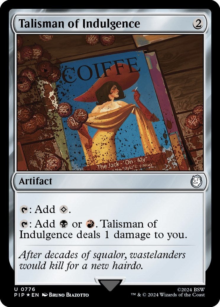 Talisman of Indulgence (Surge Foil) (776) [PIP] - MTG Single