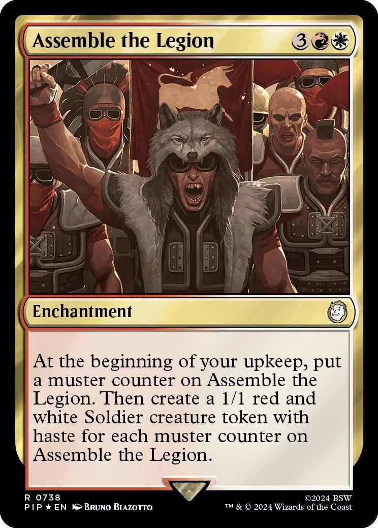 Assemble the Legion (Surge Foil) (738) [PIP] - MTG Single