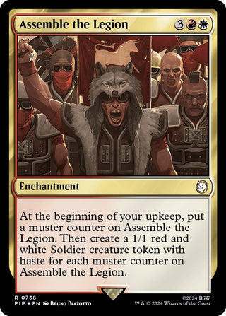 Assemble the Legion (Surge Foil) (738) [PIP] - MTG Single