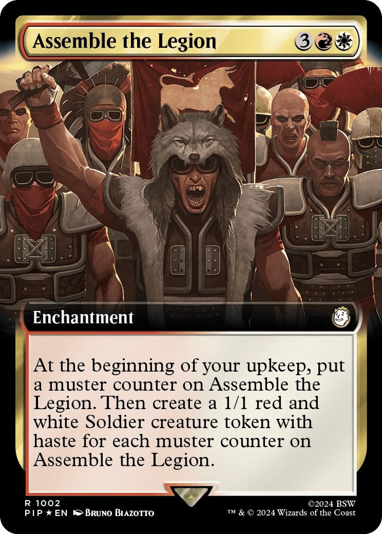 Assemble the Legion (Extended Art) (Surge Foil) (1002) [PIP] - MTG Single
