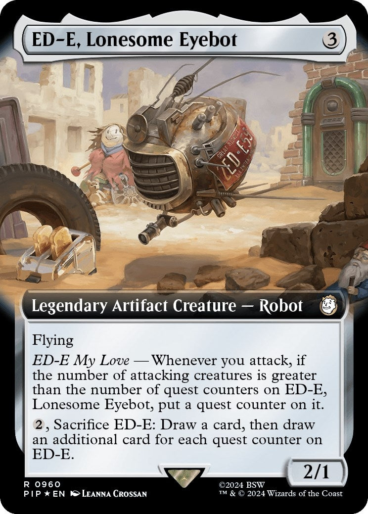 ED-E Lonesome Eyebot (Extended Art) (Surge Foil) (960) [PIP] - MTG Single