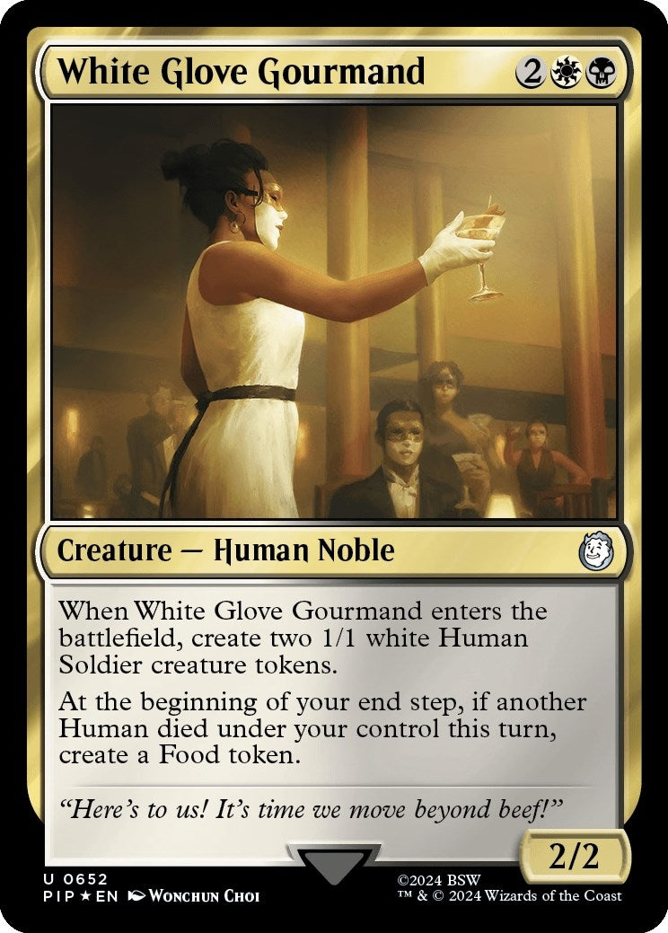 White Glove Gourmand (Surge Foil) (652) [PIP] - MTG Single