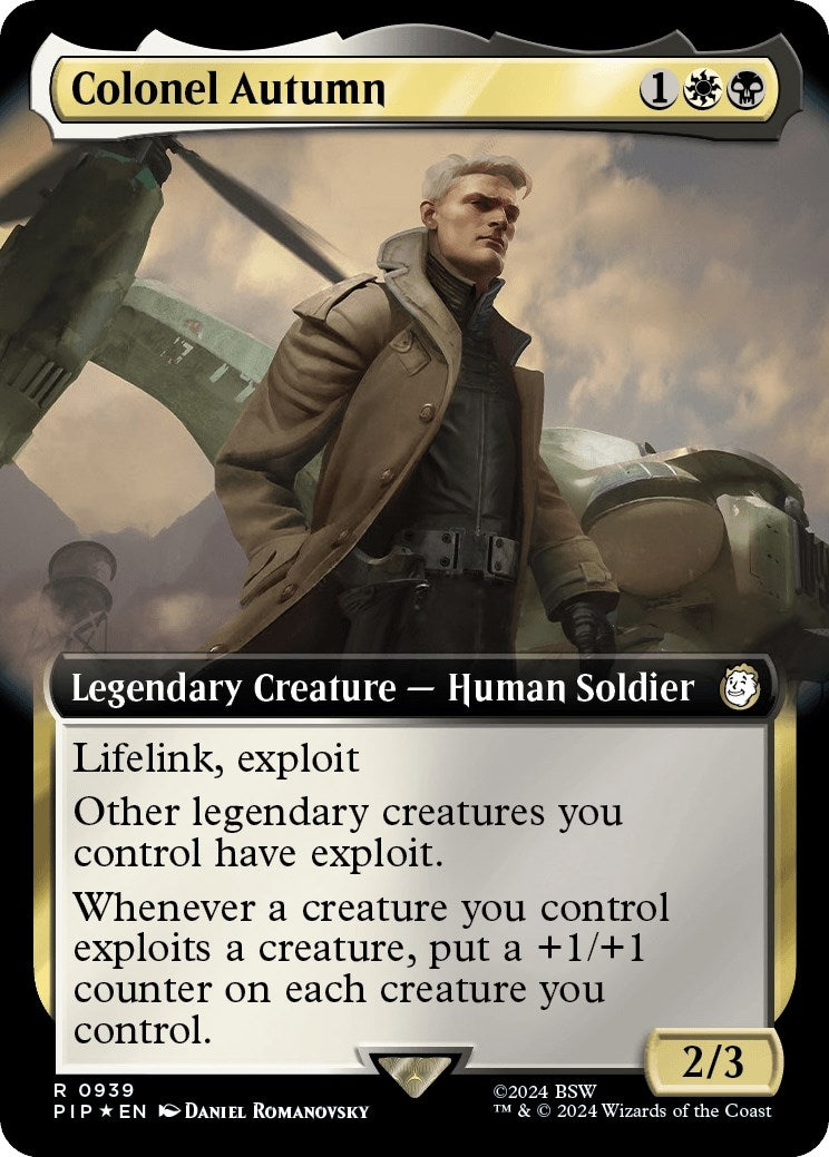 Colonel Autumn (Extended Art) (Surge Foil) (939) [PIP] - MTG Single