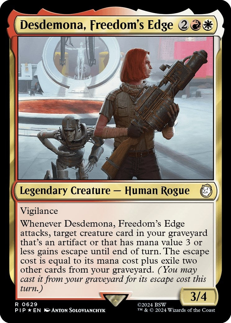 Desdemona Freedom’s Edge (Surge Foil) (629) [PIP] - MTG Single