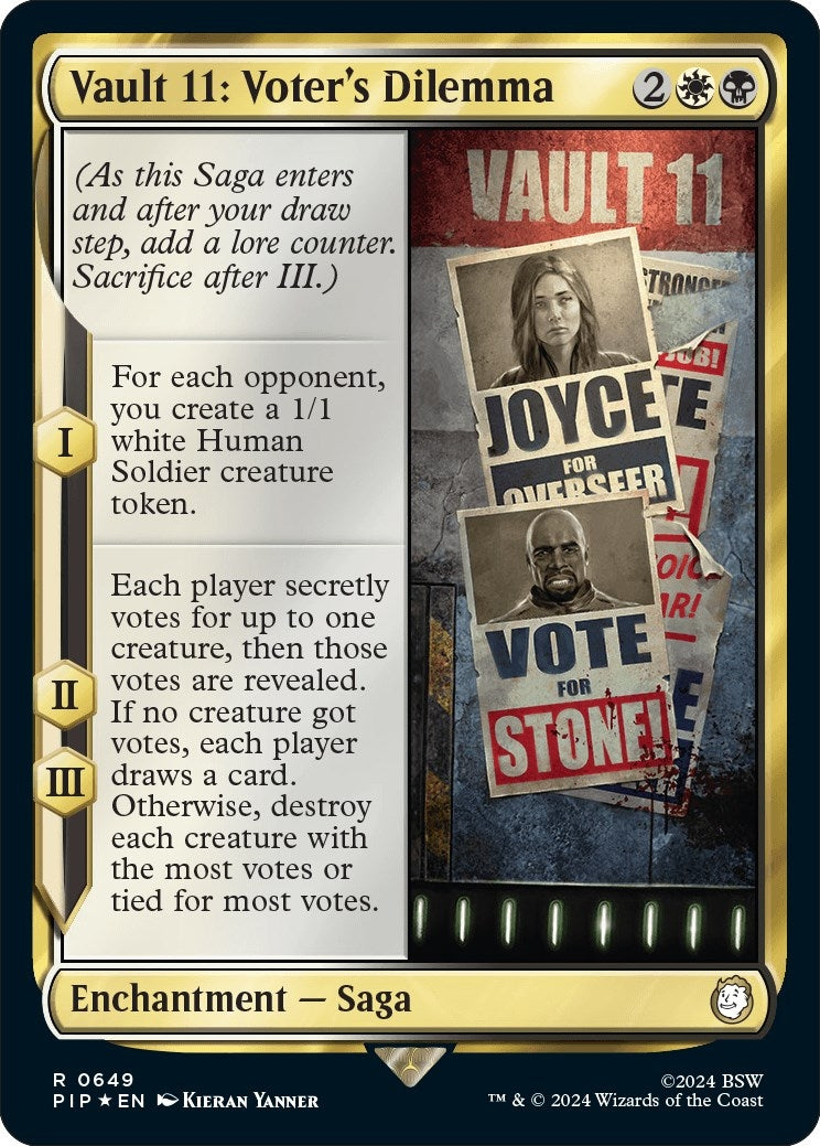 Vault 11: Voter’s Dilemma (Surge Foil) (649) [PIP] - MTG Single