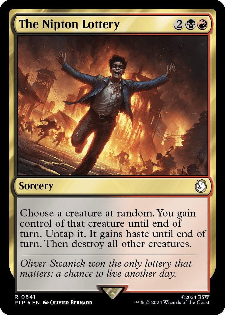 The Nipton Lottery (Surge Foil) (641) [PIP] - MTG Single