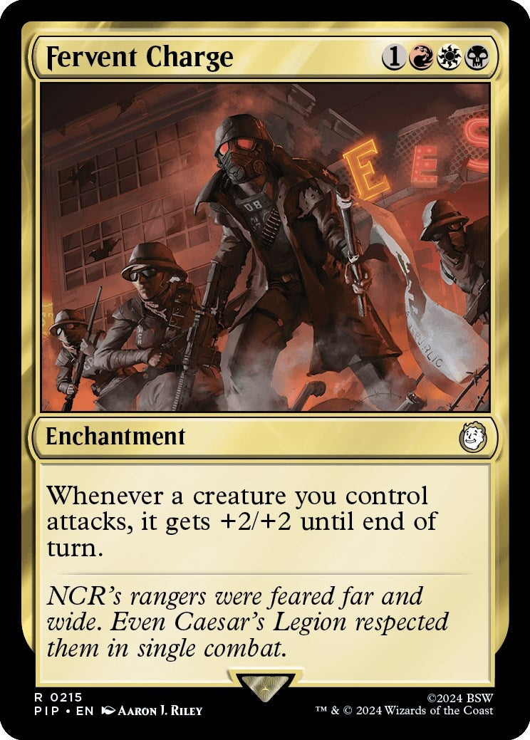 Fervent Charge (215) [PIP] - MTG Single