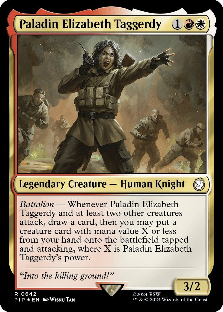 Paladin Elizabeth Taggerdy (Surge Foil) (642) [PIP] - MTG Single