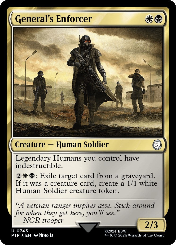 General’s Enforcer (Surge Foil) (745) [PIP] - MTG Single