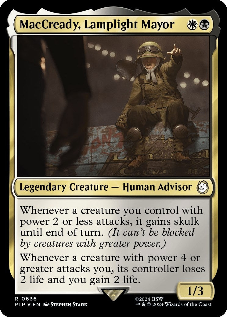 MacCready Lamplight Mayor (Surge Foil) (636) [PIP] - MTG Single