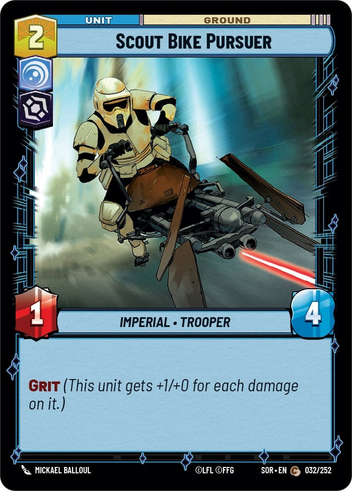Scout Bike Pursuer (32) (SOR) - Star Wars: Unlimited Single