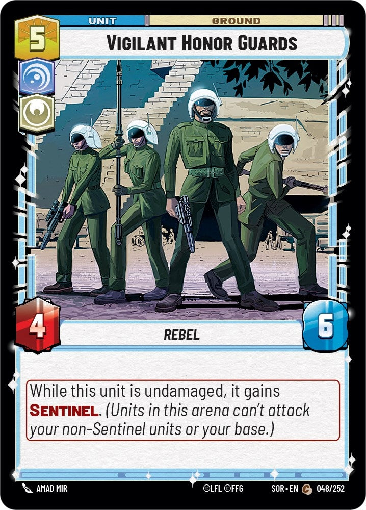 Vigilant Honor Guards (48) (SOR) - Star Wars: Unlimited Single