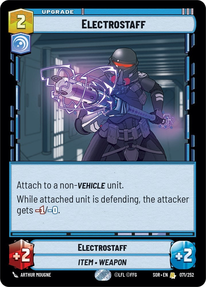 Electrostaff (71) (SOR) - Star Wars: Unlimited Single