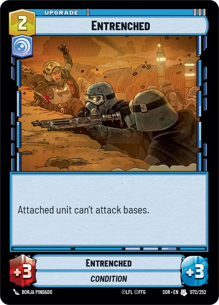 Entrenched (72) (SOR) - Star Wars: Unlimited Single