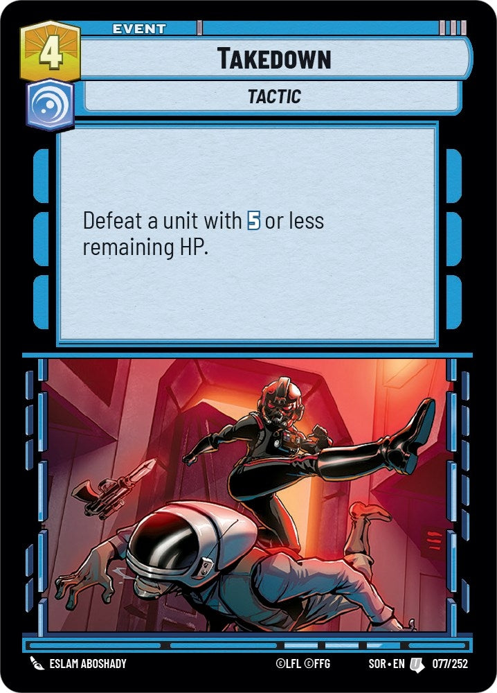 Takedown (77) (SOR) - Star Wars: Unlimited Single