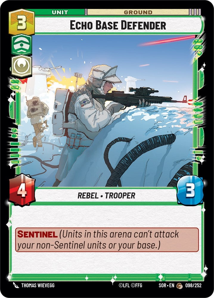 Echo Base Defender (98) (SOR) - Star Wars: Unlimited Single