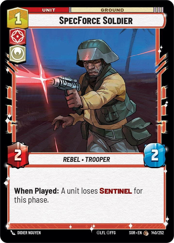 SpecForce Soldier (140) (SOR) - Star Wars: Unlimited Single