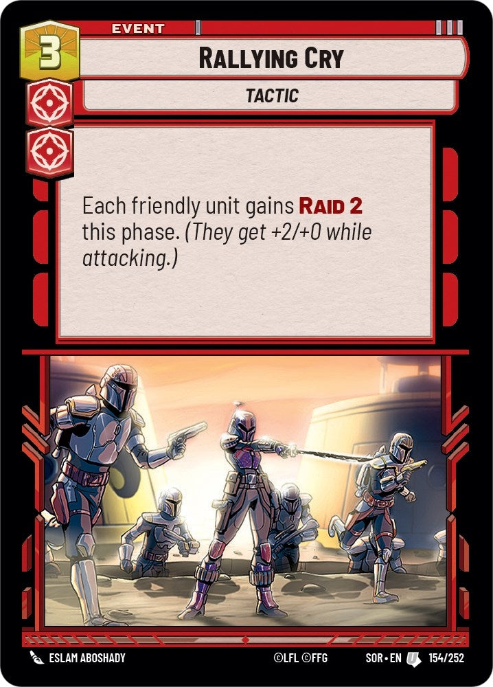 Rallying Cry (154) (SOR) - Star Wars: Unlimited Single