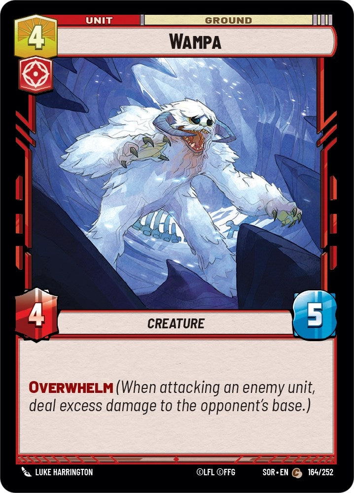 Wampa (164) (SOR) - Star Wars: Unlimited Single