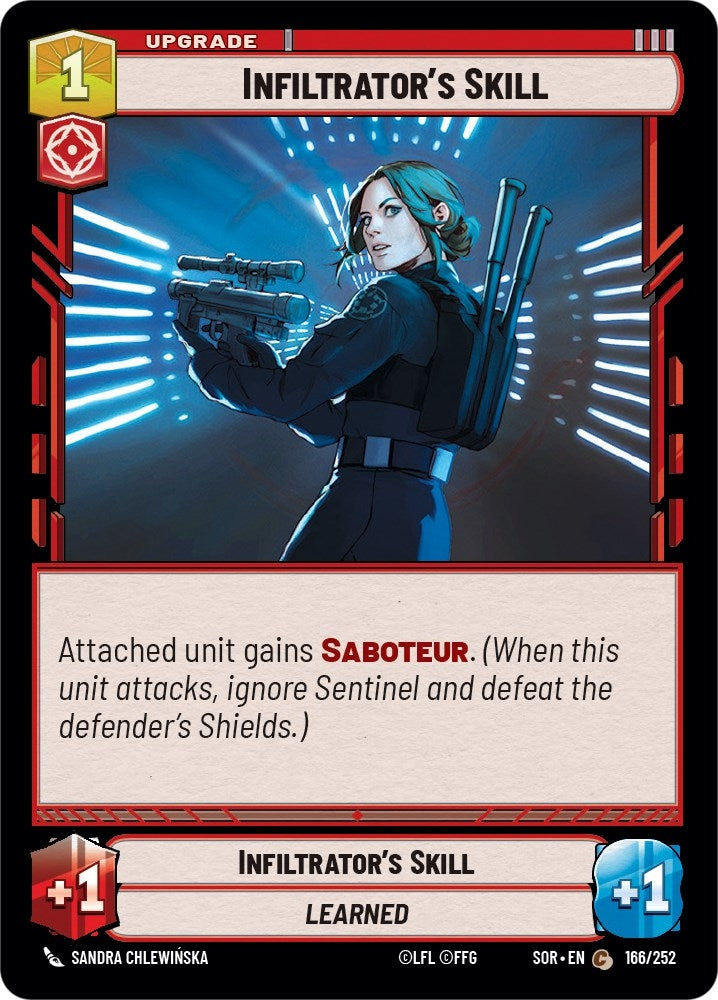 Infiltrator’s Skill (166) (SOR) - Star Wars: Unlimited Single