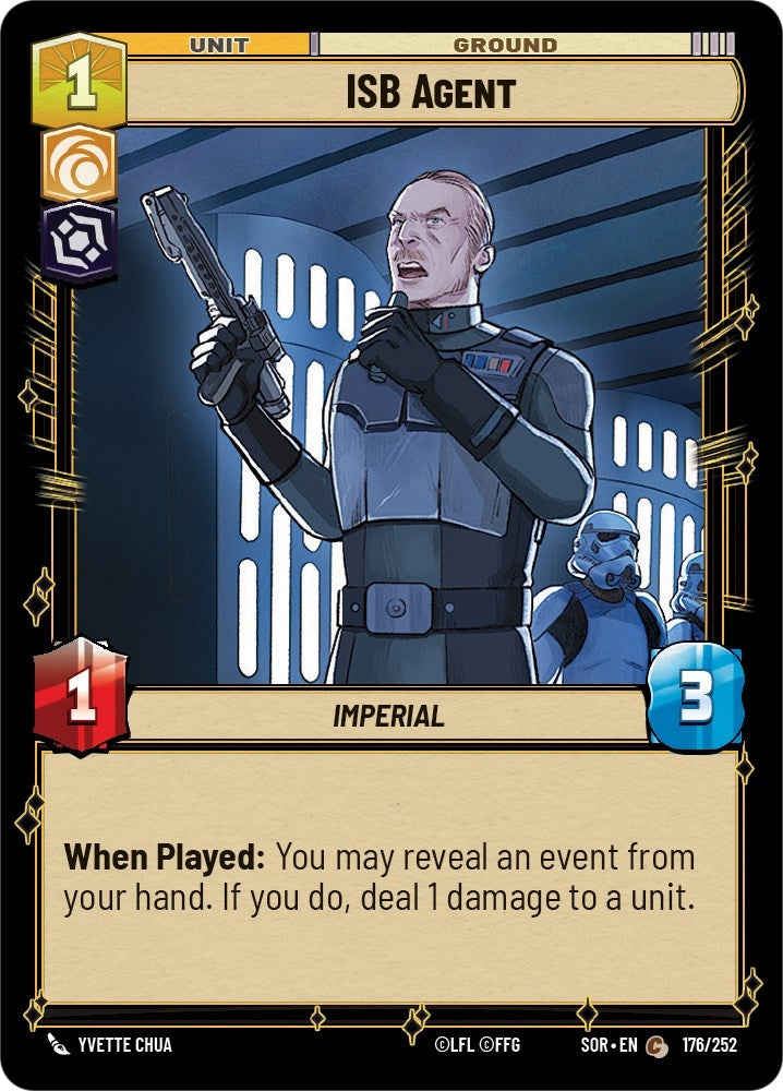 ISB Agent (176) (SOR) - Star Wars: Unlimited Single