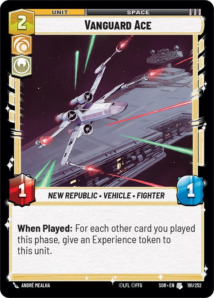 Vanguard Ace (191) (SOR) - Star Wars: Unlimited Single