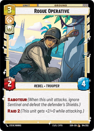 Rogue Operative (194) (SOR) - Star Wars: Unlimited Single