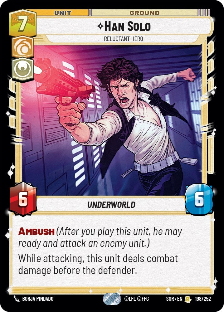 Han Solo - Reluctant Hero (198) (SOR) - Star Wars: Unlimited Single