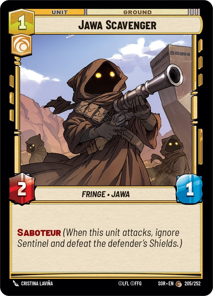 Jawa Scavenger (205) (SOR) - Star Wars: Unlimited Single