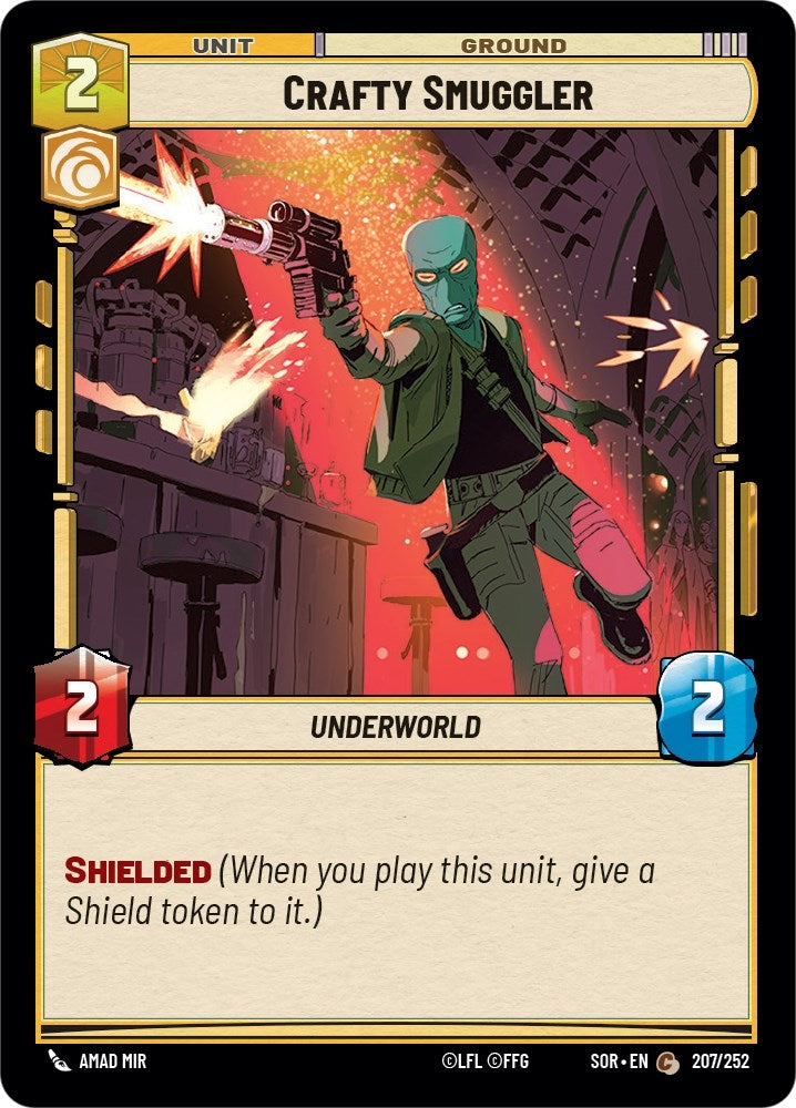 Crafty Smuggler (207) (SOR) - Star Wars: Unlimited Single